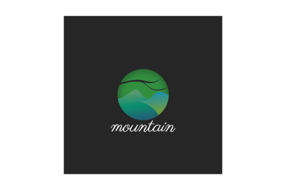 Download Mountain Nature Logo Illustration Dark B - Nature Collection