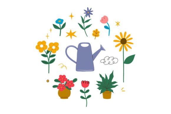 Download Flower Nature Vases Garden Illustration - Nature Collection