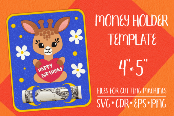 Download Giraffe Birthday Card | Money Holder - Giraffe birthday Collection